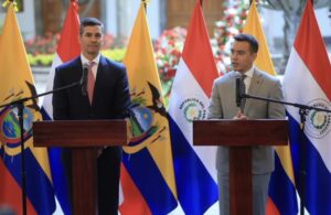 DANIEL NOBOA Y SANTIAGO PEÑA IMPULSAN UNA NUEVA ETAPA DE COOPERACIÓN ENTRE ECUADOR Y PARAGUAY CON LA FIRMA DE ACUERDOS BILATERALES